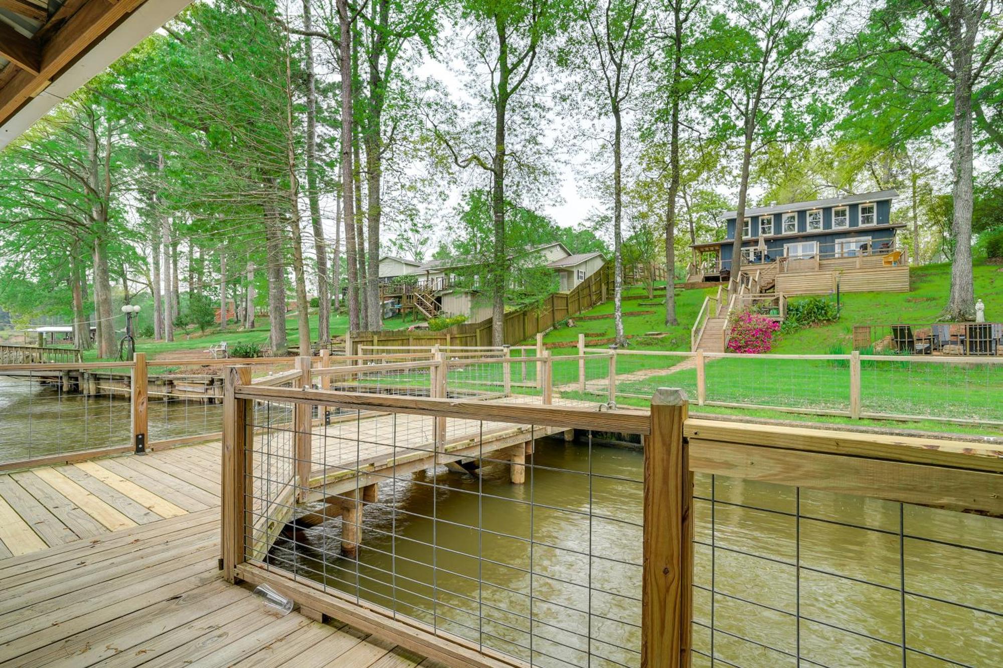 Villa Waterfront House On Toledo Bend With Private Dock! à Alliance Extérieur photo
