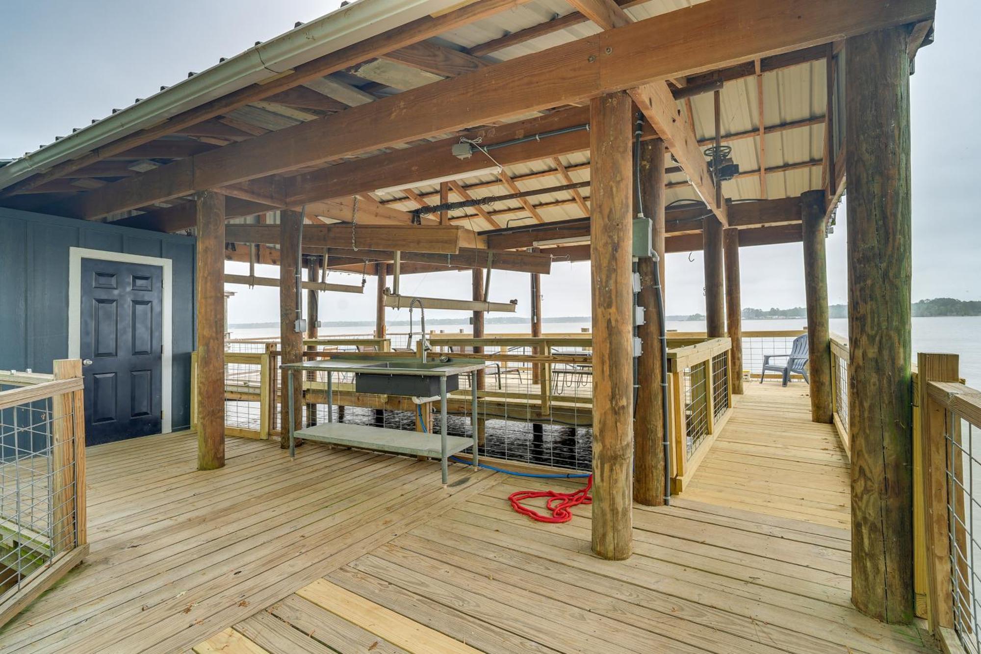 Villa Waterfront House On Toledo Bend With Private Dock! à Alliance Extérieur photo