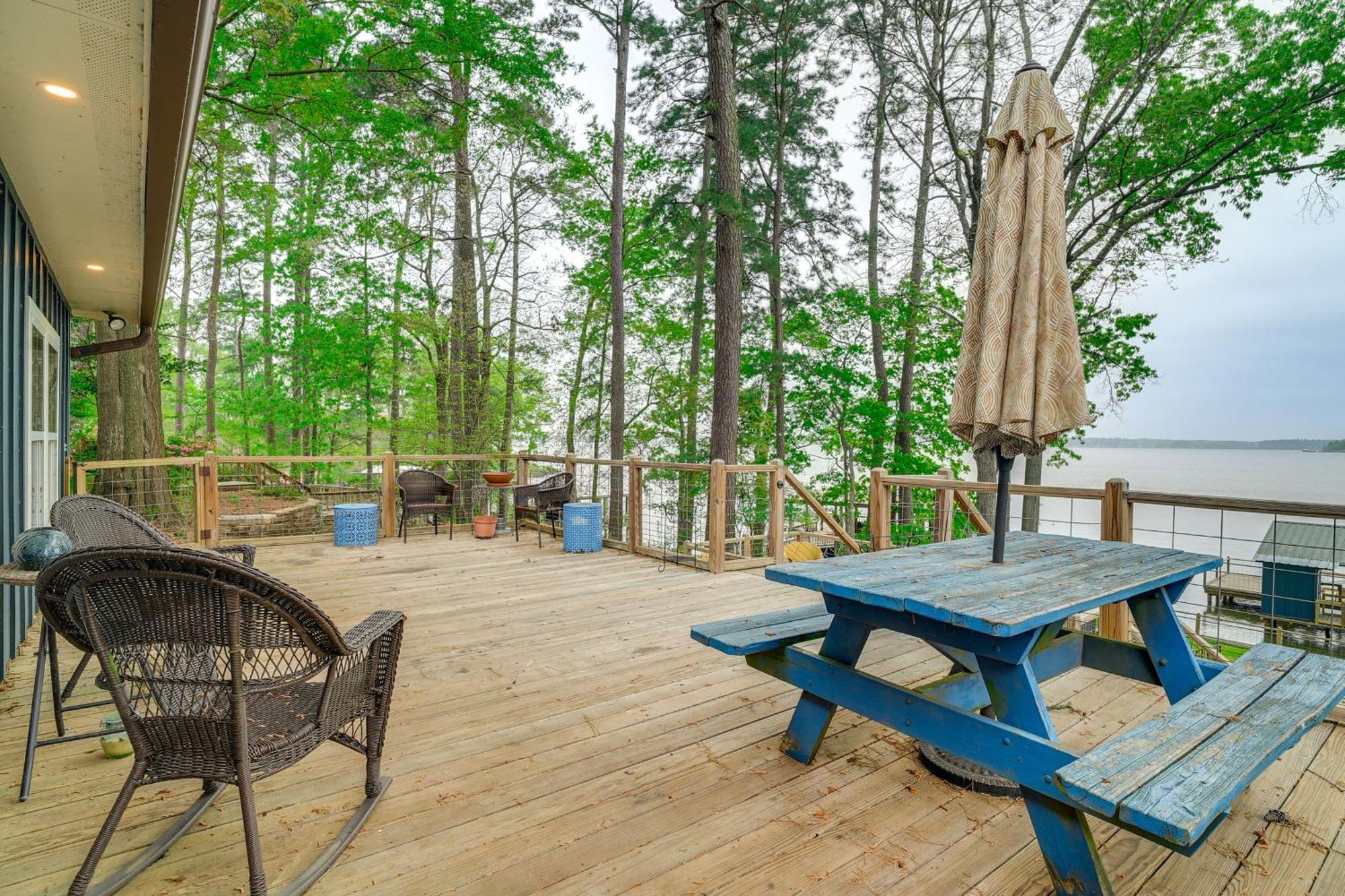 Villa Waterfront House On Toledo Bend With Private Dock! à Alliance Extérieur photo