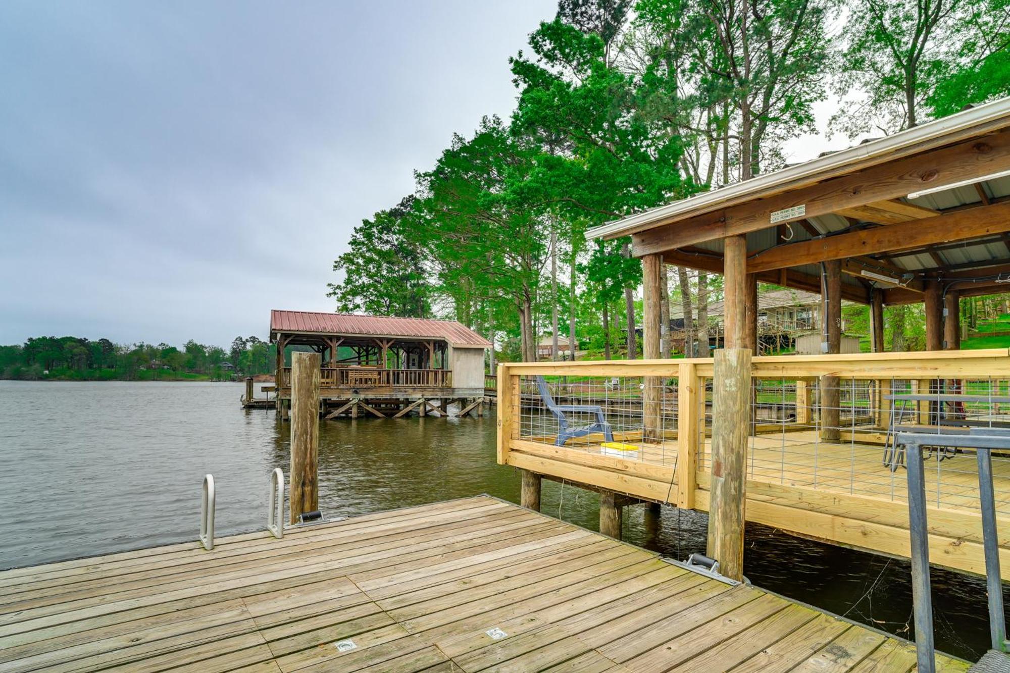 Villa Waterfront House On Toledo Bend With Private Dock! à Alliance Extérieur photo